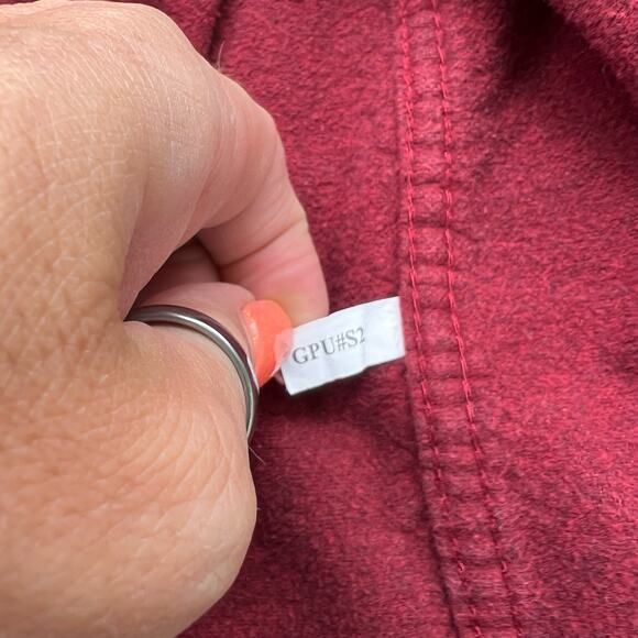 Vintage Field and Stream Brick Red Flannel Button Up Shirt Shacket XXL - Picture 3 of 7